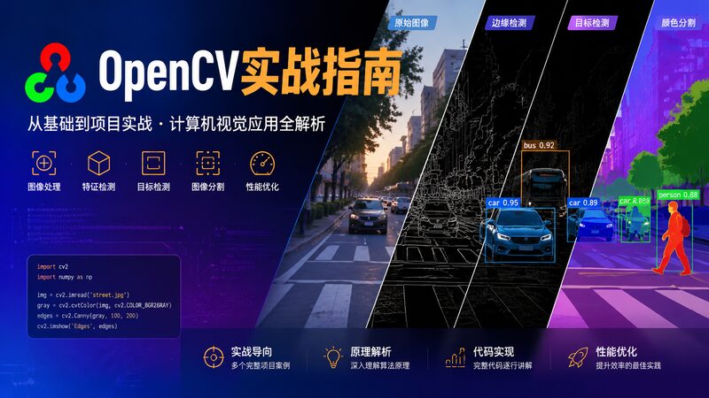 OpenCV实战指南：机器人视觉从入门到应用