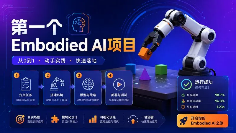第一个Embodied AI项目：机械臂抓取